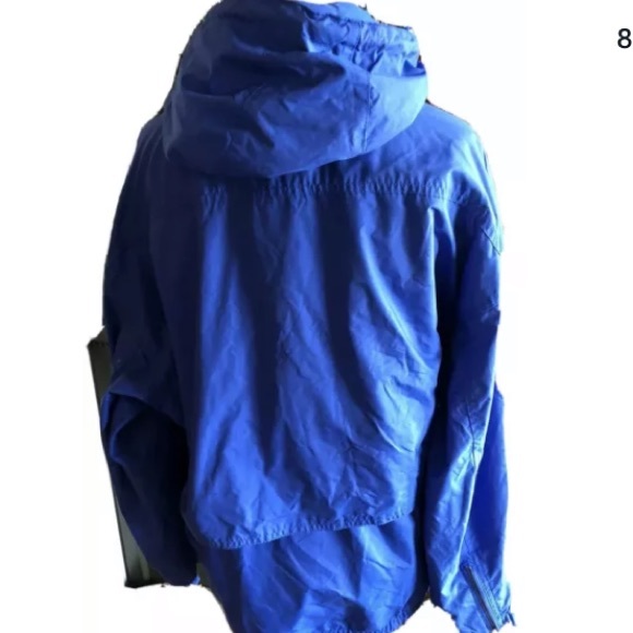 Vtg. HEAD Parka Anorak ‘90’s 1/2 Zip One Size SML Layer Blue Hood Gorpcore - Picture 3 of 7